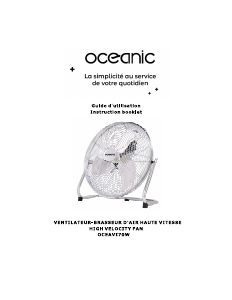 Manual Oceanic OCEAVI70W Fan