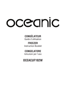 Mode d’emploi Oceanic OCEACUF102W Congélateur