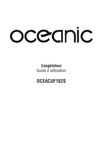 Mode d’emploi Oceanic OCEACUF182S Congélateur