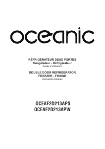 Handleiding Oceanic OCEAF2D213APW Koel-vries combinatie