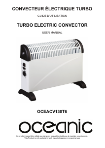 Manual Oceanic OCEACV130T6 Heater