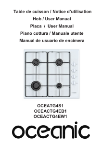 Manuale Oceanic OCEACTG4EB1 Piano cottura