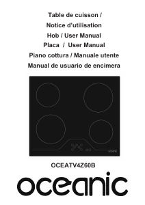Manuale Oceanic OCEATV4Z60B Piano cottura