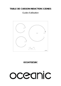 Mode d’emploi Oceanic OCEATI3Z1BC Table de cuisson