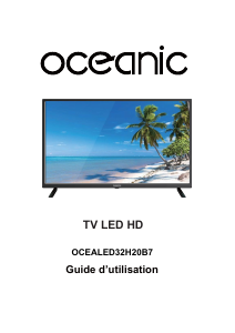 Mode d’emploi Oceanic OCEALED32H20B7 Téléviseur LED