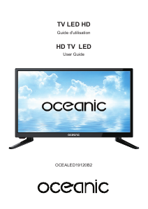 Mode d’emploi Oceanic OCEALED19120B2 Téléviseur LED
