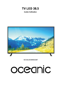 Mode d’emploi Oceanic OCEALED39HD22B7 Téléviseur LED