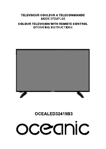 Handleiding Oceanic OCEALED32419B3 LED televisie