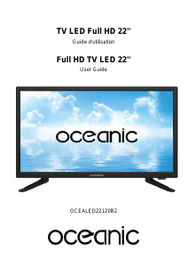 Handleiding Oceanic OCEALED22120B2 LED televisie