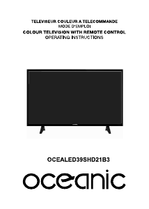 Handleiding Oceanic OCEALED39SHD21B3 LED televisie