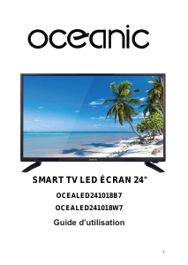 Mode d’emploi Oceanic OCEALED241018B7 Téléviseur LED