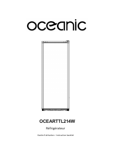 Mode d’emploi Oceanic OCEARTTL214W Réfrigérateur