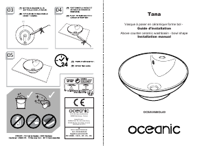 Handleiding Oceanic OCEAVABOL40 Wastafel