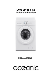 Mode d’emploi Oceanic OCEALL610WS Lave-linge