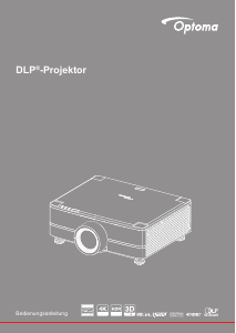 Bedienungsanleitung Optoma ZU920T Projektor