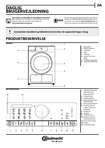 Brugsanvisning Bauknecht TK Platinum 1072 I Tørretumbler