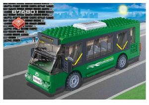 Руководство BanBao set 8768 Transportation Пригородный автобус