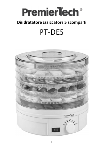 Manual PremierTech PT-DE5 Food Dehydrator