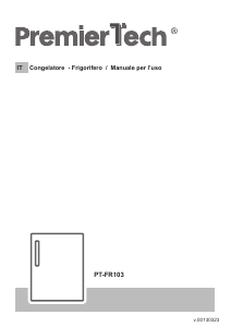 Manuale PremierTech PT-FR103 Congelatore