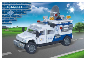 Manual BanBao set 8343 Police Mașină de poliție