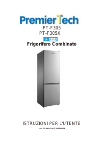 Manuale PremierTech PT-F305 Frigorifero-congelatore