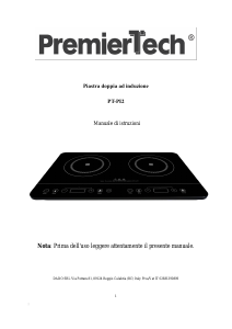 Manuale PremierTech PT-PI2 Piano cottura