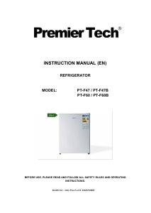 Manual PremierTech PT-F60 Refrigerator