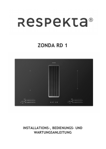 Bedienungsanleitung Respekta ZONDA RD 1 Kochfeld