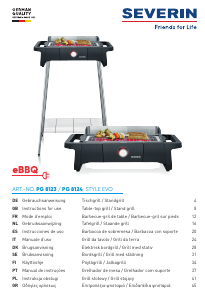 Manual Severin PG 8124 Barbecue