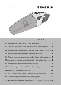 Käyttöohje Severin HV 7147 Käsipölynimuri