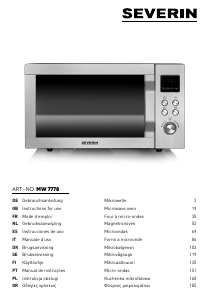 Mode d’emploi Severin MW 7778 Micro-onde