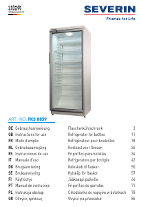 Manual de uso Severin FKS 8839 Refrigerador