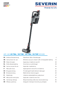 Manual Severin HV 7186 Sepuro Vacuum Cleaner