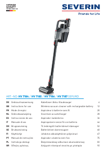 Manual Severin HV 7187 Sepuro Vacuum Cleaner