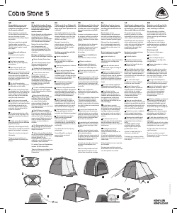 Handleiding Robens Cobra Stone 5 Tent