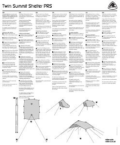 Manual Robens Twin Summit Shelter PRS Tent