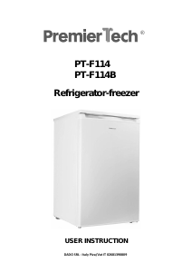 Manual PremierTech PT-F114 Refrigerator