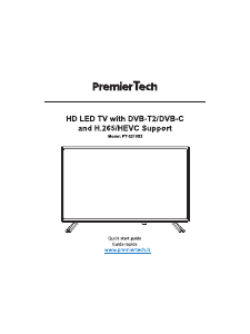 Handleiding PremierTech PT3210S2 LED televisie