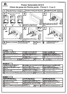 Mode d’emploi AXA 7506 Ferme-porte