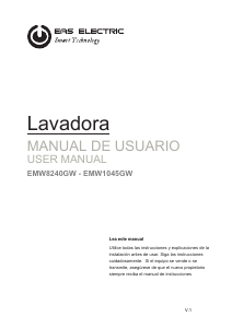 Manual de uso EAS Electric EMW1045GW Lavadora