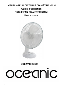 Manual Oceanic OCEAVT30CM2 Fan