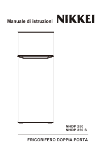 Manuale Nikkei NHDP250S Frigorifero-congelatore