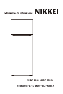 Manuale Nikkei NHDP280 Frigorifero-congelatore