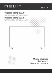 Manual Nevir NVR-8077-434K2-SMA-N LED Television