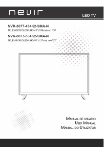 Manual Nevir NVR-8077-504K2-SMA-N LED Television