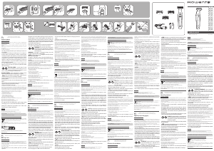 Manual de uso Rowenta TN6000F5 Forever Sharp Barbero