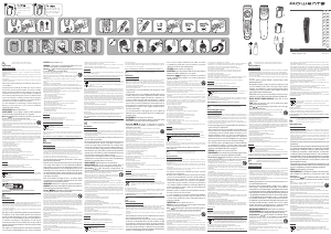 Manuale Rowenta TN3840F4 Virtuo Regolabarba