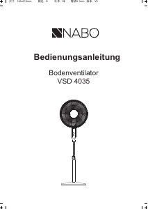 Bedienungsanleitung NABO VSD 4035 Ventilator