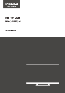Manuale Hyundai HN-32EV3H LED televisore
