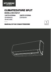 Manuale Hyundai IDHN-093CG Condizionatore d’aria